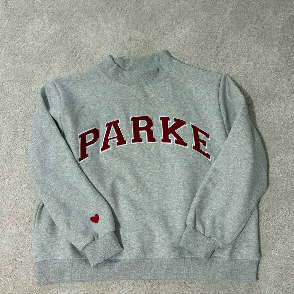 PARKE Valentines Varsity Mockneck- NWT- XXL